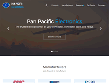 Tablet Screenshot of pan-pac.com