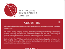 Tablet Screenshot of pan-pac.com.hk